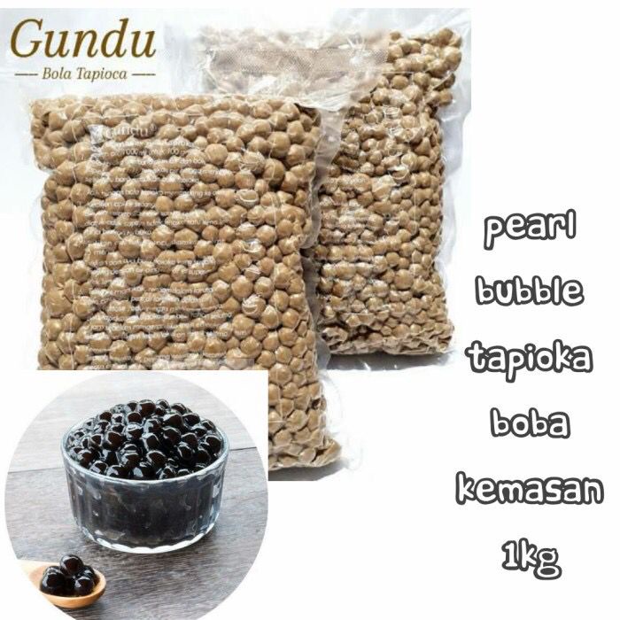 

pearl bubble mutiara tapioka boba topping 1kg