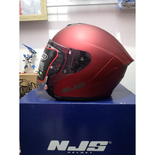 Njs Kairoz helm half face original-Red Doff