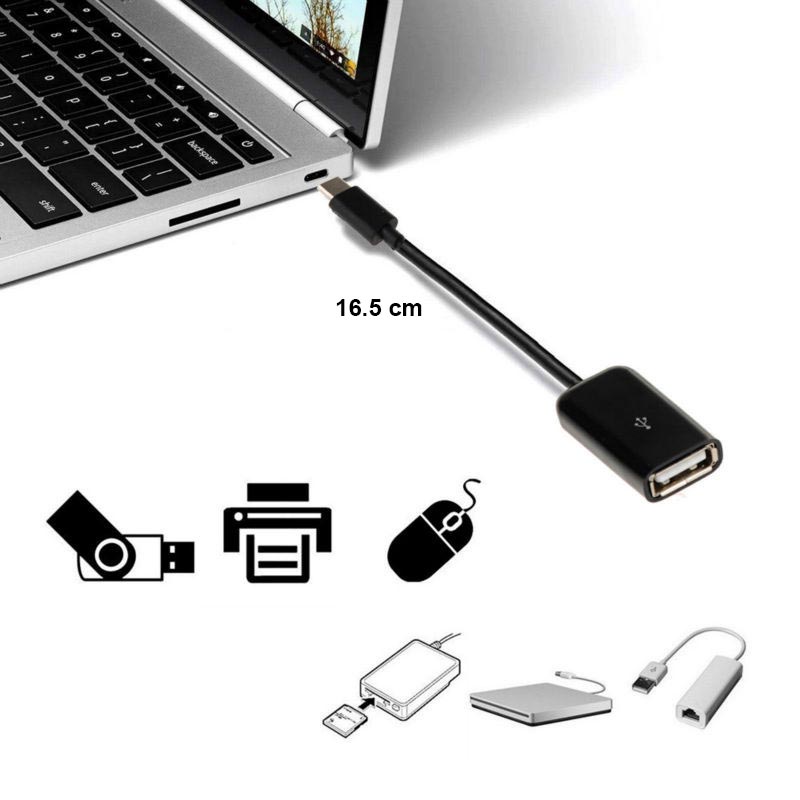 ADAPTER CONVERTER KABEL USB OTG TYPE C UNTUK TABLET DAN SMARTPHONE