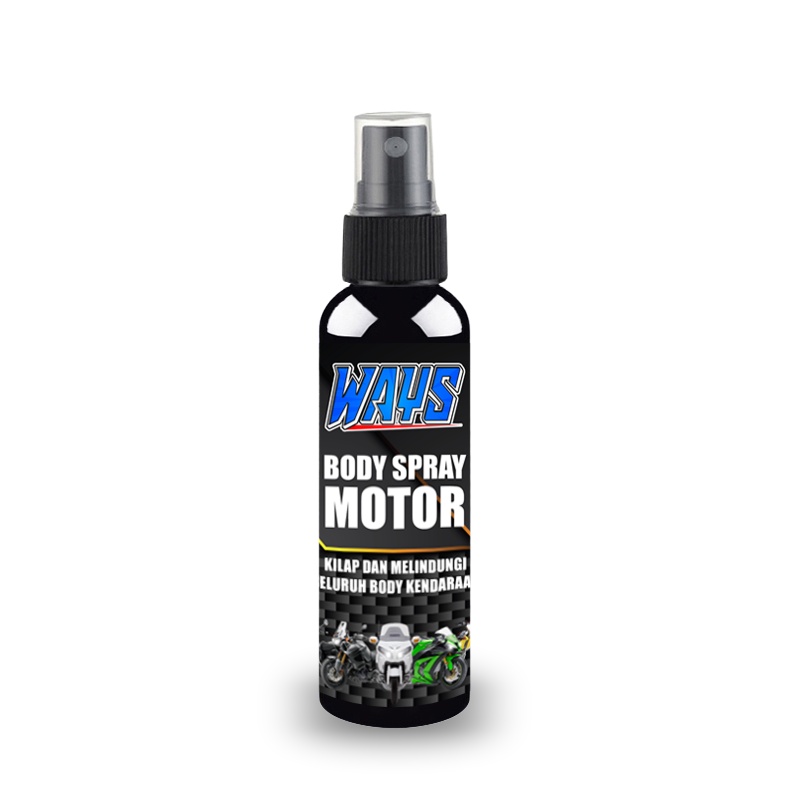 Spray Multiguna Pengkilap Body Motor Mobil - Ways Body Spray With Premium Silicone - 100ml