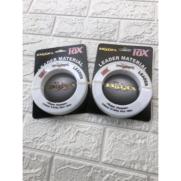 senar leader blood x-leader fluoro carbon