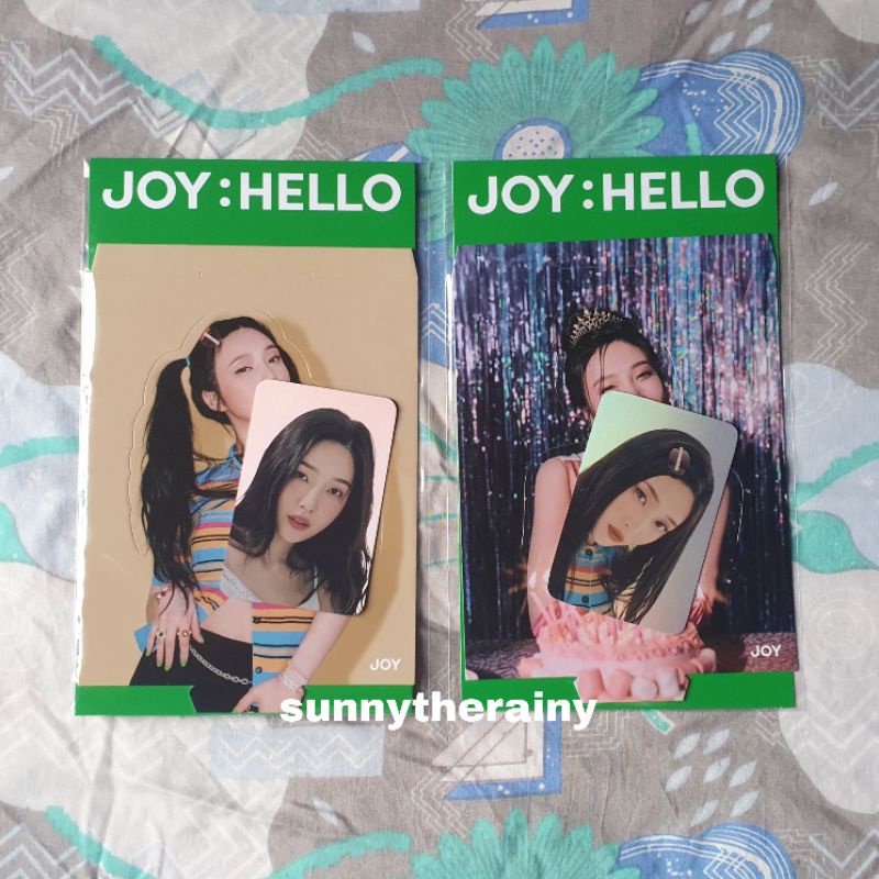 [SEALED] Joy Hello MD Hologram Photocard Set Ready Stock Holo PC Standee