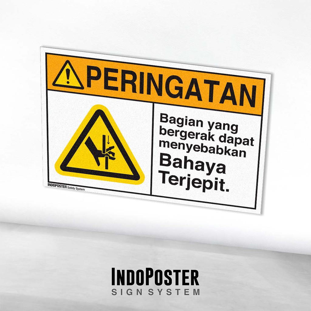 

Stiker Safety Sign Rambu K3 ANSI Bahaya Terjepit Bagian Yang Bergerak 5