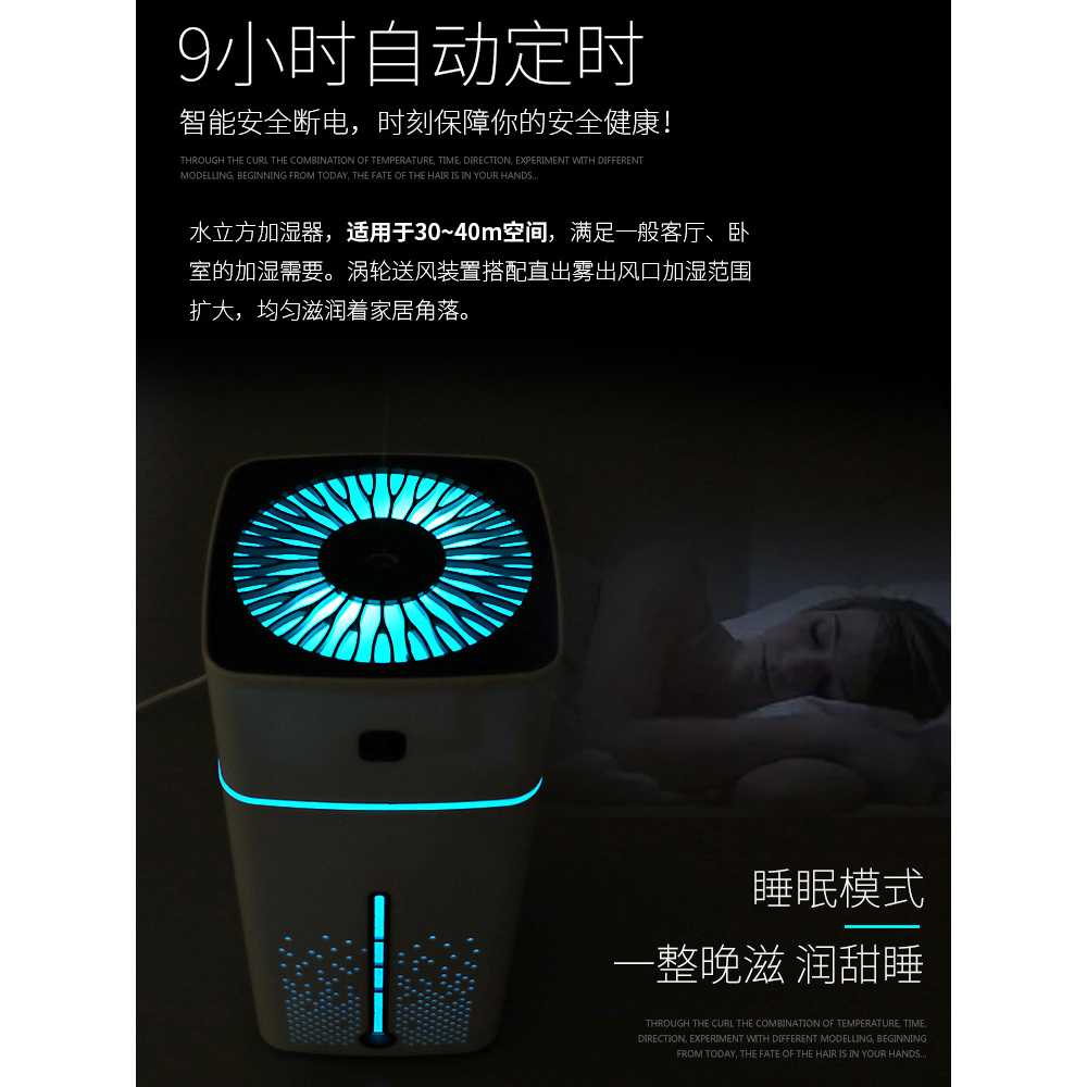 Taffware Air Humidifier Aromatherapy Diffuser RGB 1000ml - HUMI KS-600