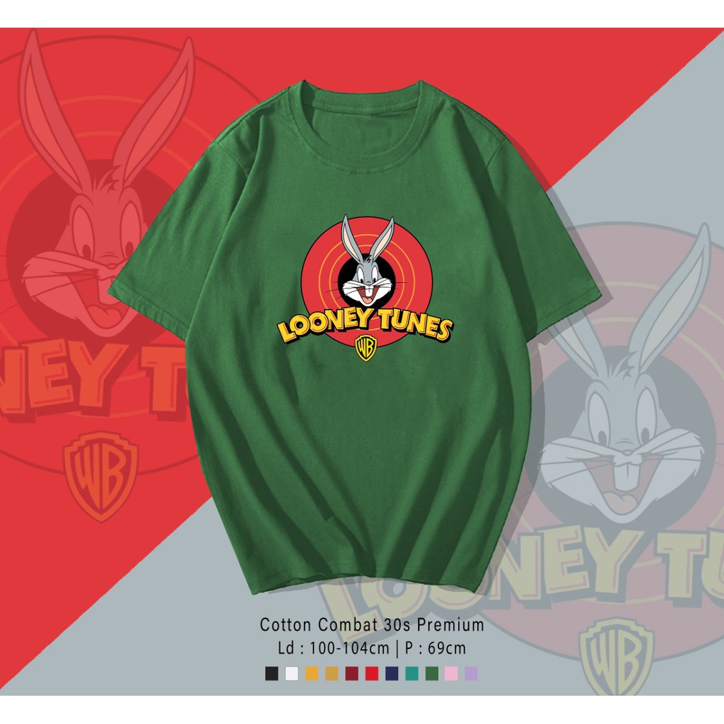 LOONEY TUNES  / TERMURAH BAJU KAOS KATUN WANITA/ PRIA UNISEX LENGAN PENDEK / TUMBLR TEE /  OVERSIZE