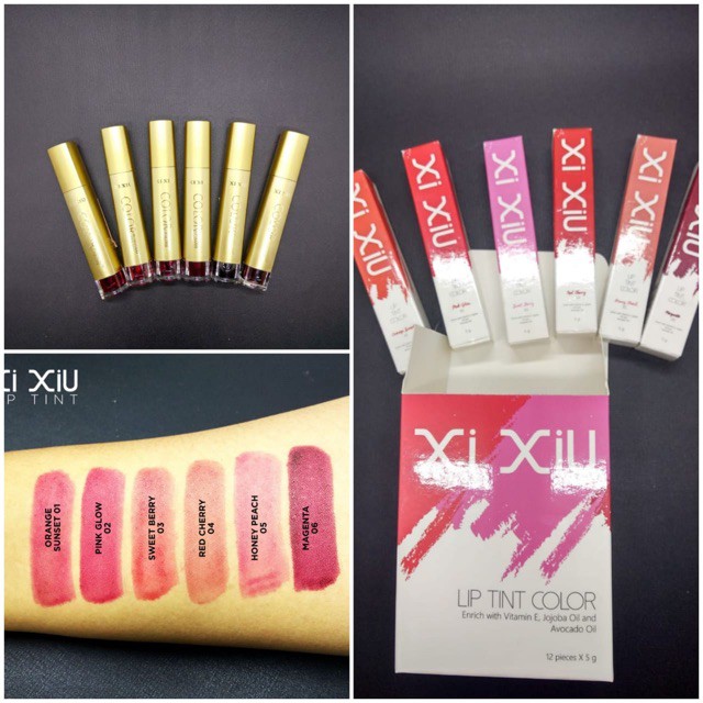 ❤ BELIA ❤ Xi Xiu Lip Tint Color BPOM Halal XIXIU Liptint
