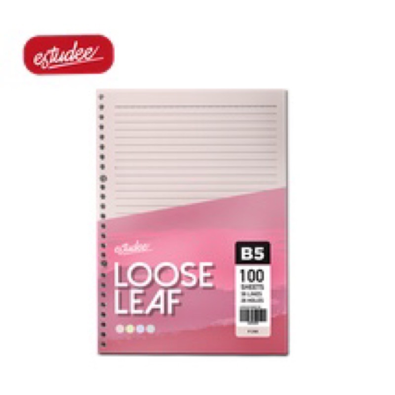

Estudee Loose Leaf Color B5 100 Pink 207970979