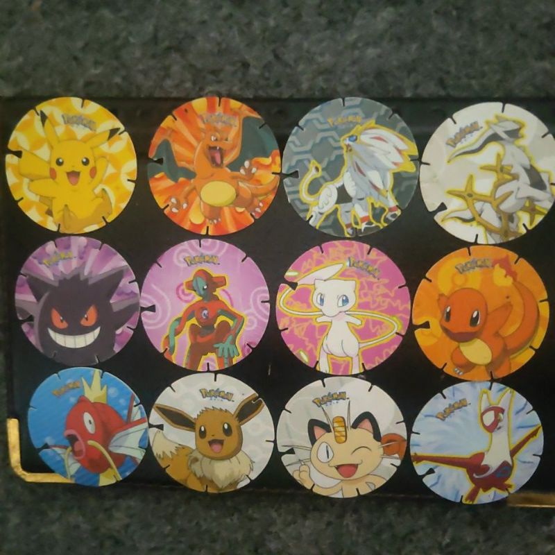 Tazos Pokemon chiki balls rare
