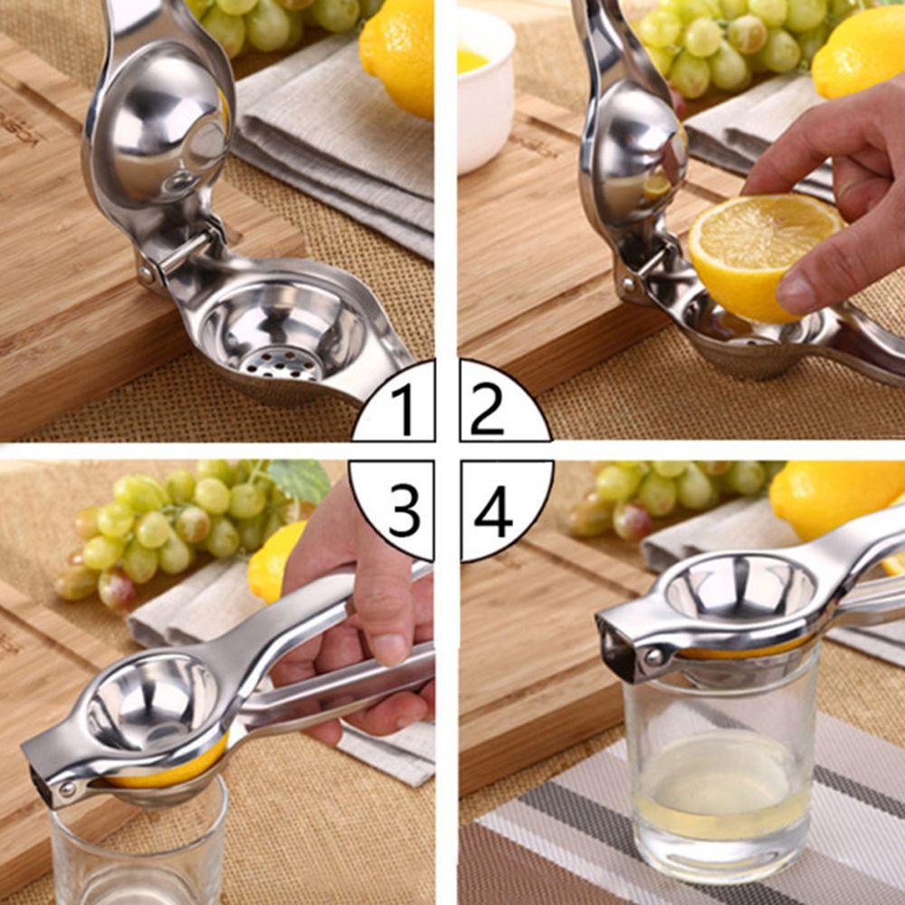 Populer Alat Peras Lemon Stainless Steel Orange Fresh Juice Hand Press