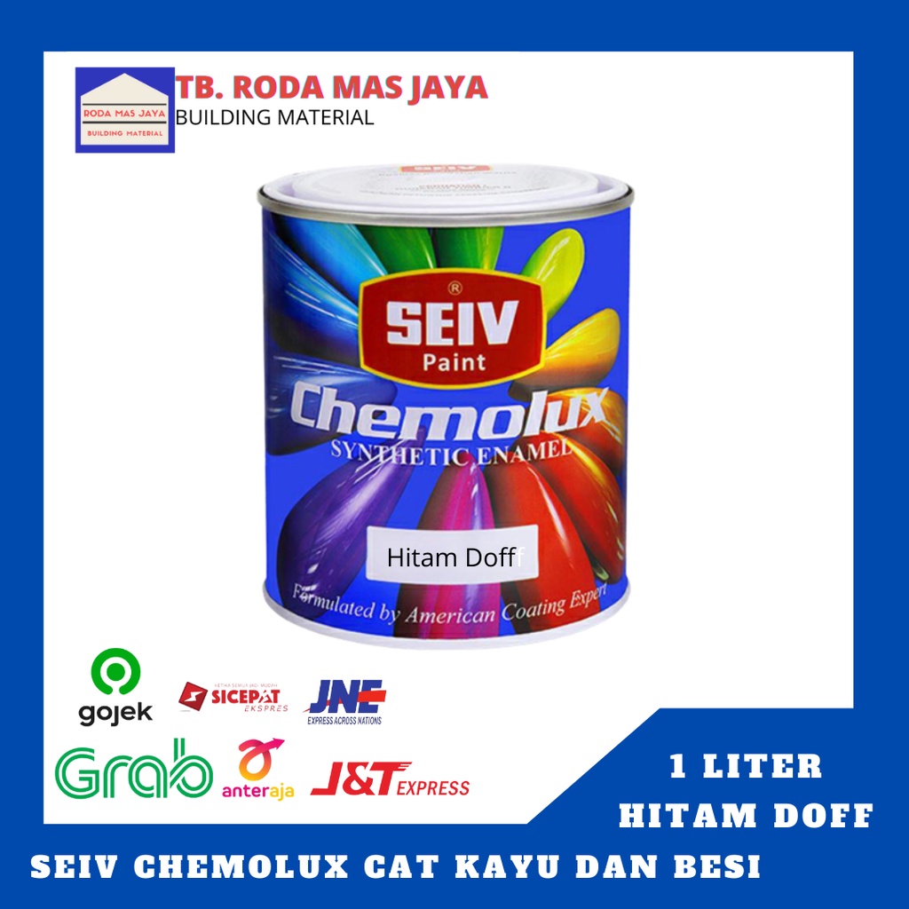 Seiv Cat Kayu Besi/Cat Dasar/Seiv Chemolux/Cat Meni/Thinner B Seiv/Cat Kayu Besi Doff