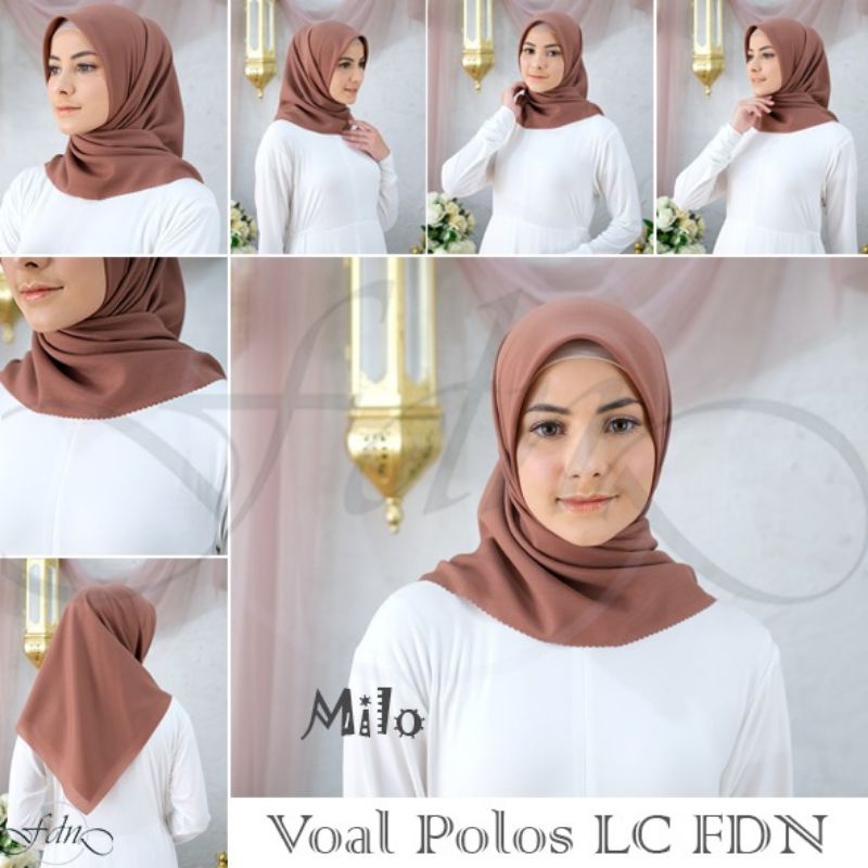 Hijab Voal denai polos by grosir bukittinggi hijab berkah