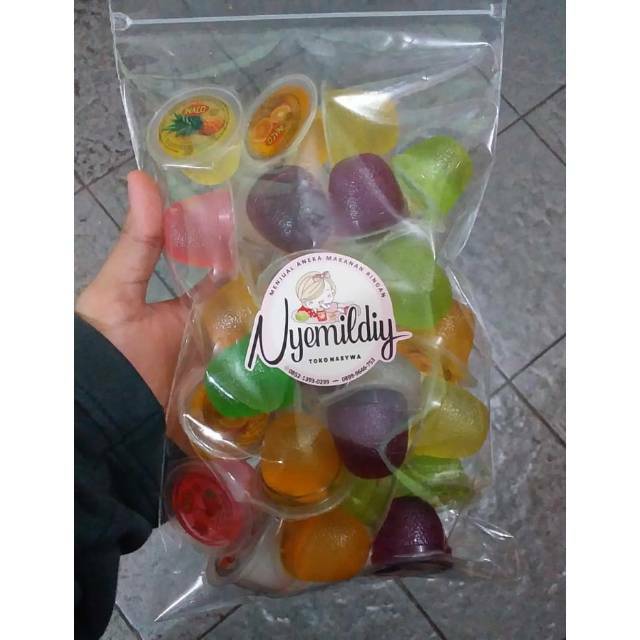 

Mini Jelly Mix Flavor with Nata De Coco 500 gram