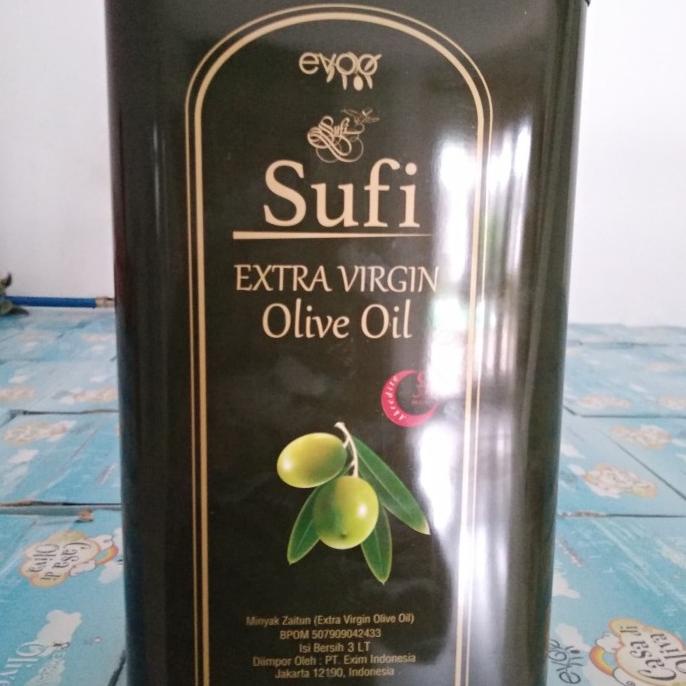 

olive oil extra virgin olive oil kemasan 3 liter murah merek sufi