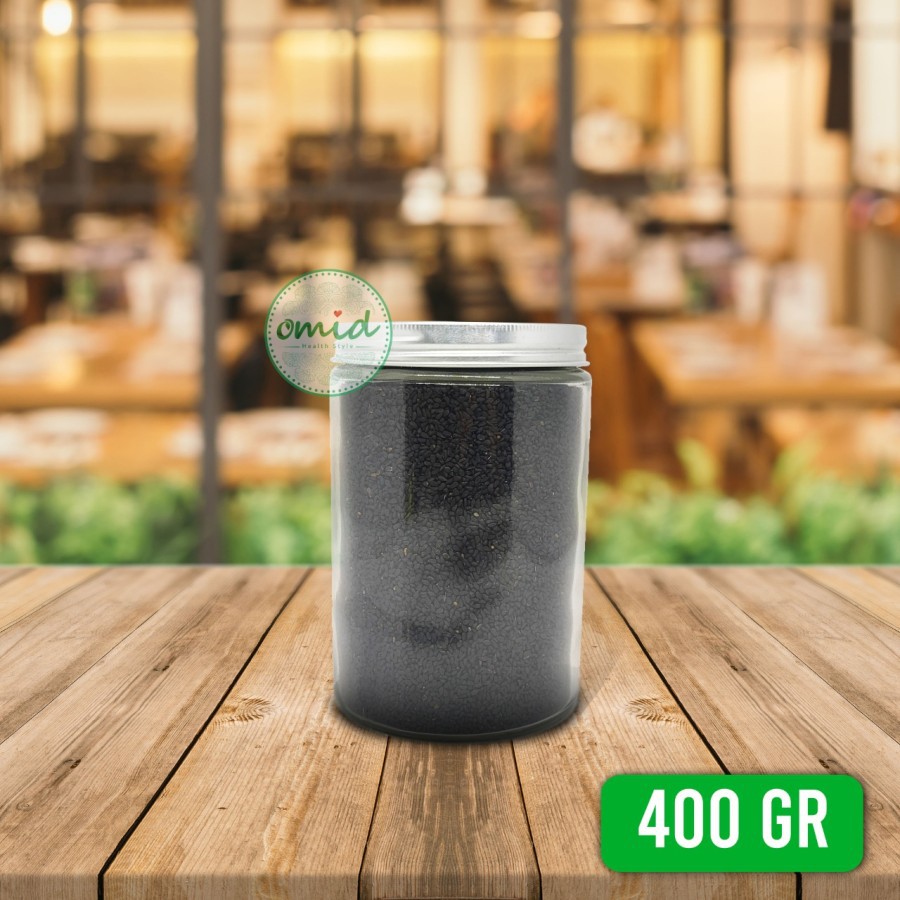 

Basil Seeds Seeds | Biji Selasih [ Glass Jar Packaging ] | 400gr