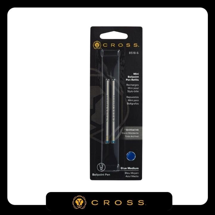 

Caramel | Cross Mini Bp Refills Medium Bp Refill Blue 2 Per Card Cr-8518-6