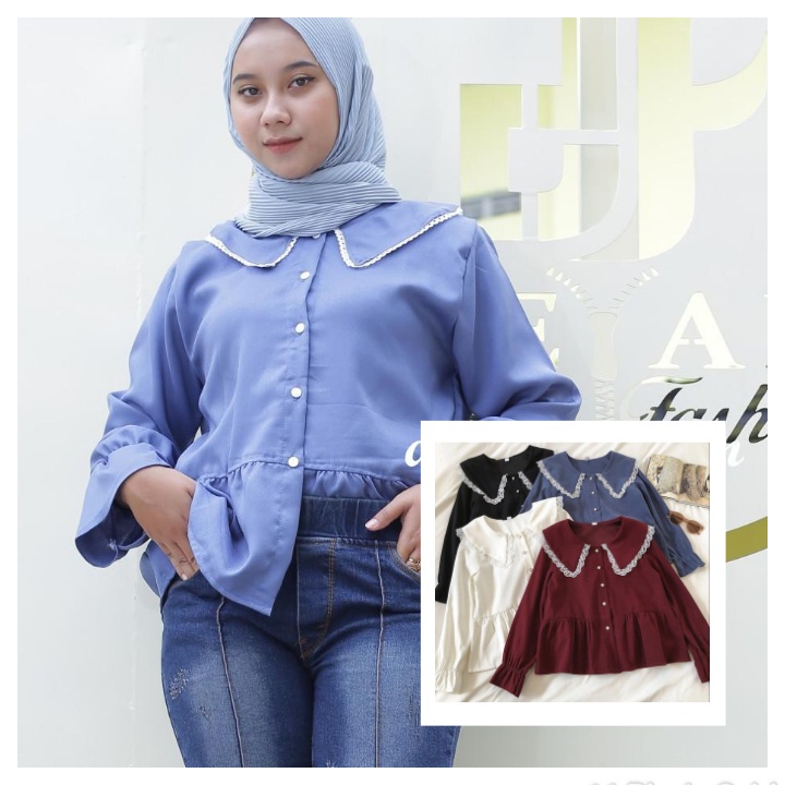 BLOUSE NOVILA RENDA ATASAN WANITA BAJU WANITA