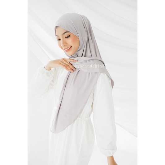 Khimar Segitiga Instan Jersey ZIYA polos bergo non pad daily hijab malay kerudung instant