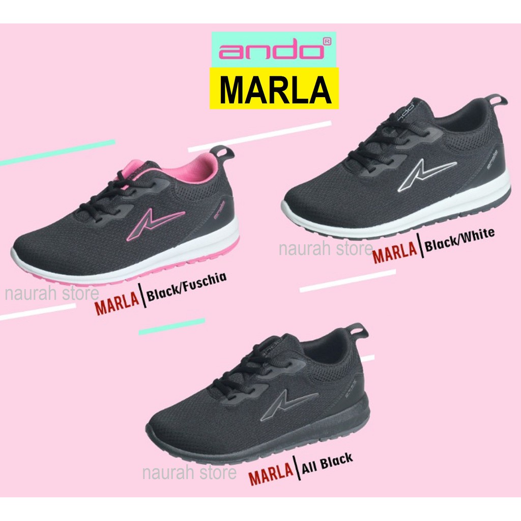 COD PROMO ANDO MARLA 100% ORIGINAL SNEAKERS KUALITAS IMPORT Alternativ Krista Plano Lindsey