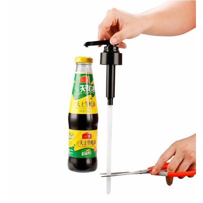 Pompa Kecap Dispenser Botol Syrup Sirup Saus sauce push type Bottle