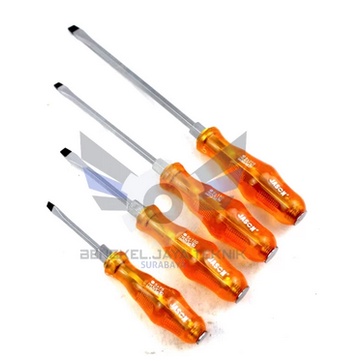 JASON Obeng Set 7pcs (-)(+) CR-V Chrome / Obeng Screwdriver Plus Minus Krom JASON 348-015