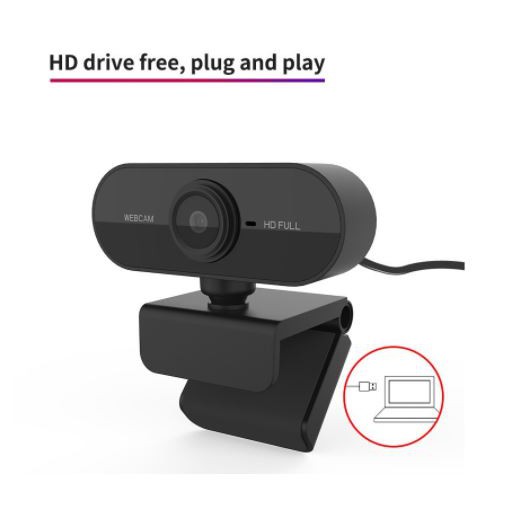 Webcam wired usb 2.0 2mp 1080p full hd 30fps live streaming zoom for pc laptop etc pc01 pc-01