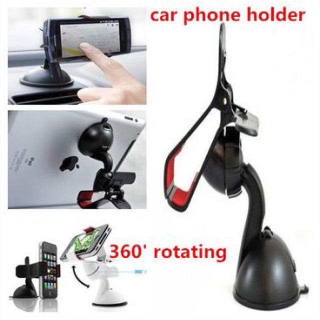 Car phone holder 360 derajat / pegangan handphone Mobil / lazy pod