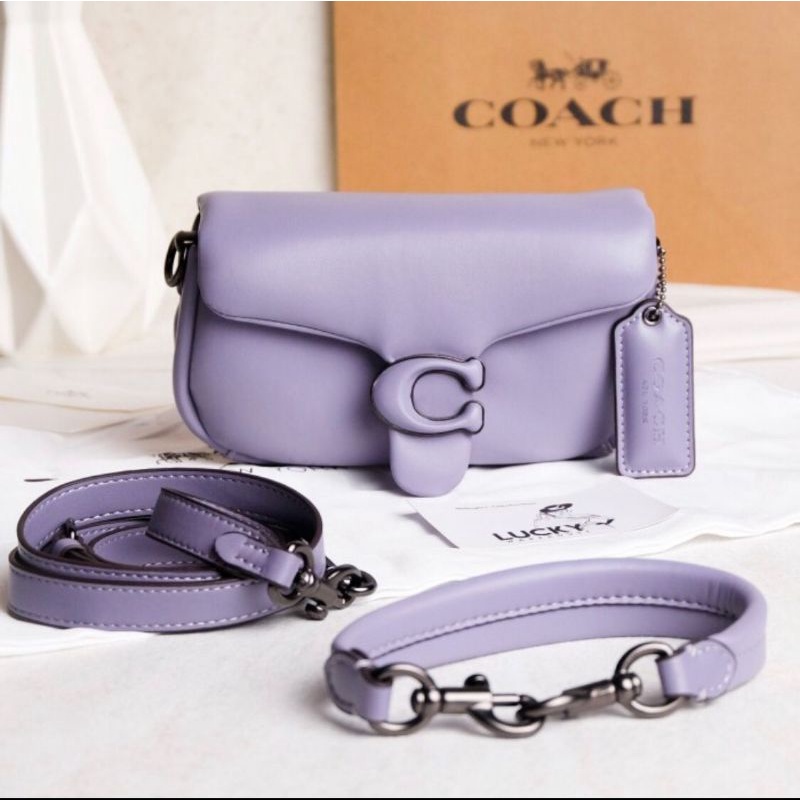 Coach Mini Pillow Tabby Shoulder Bag 18 in Lilac - ORIGINAL 1000%