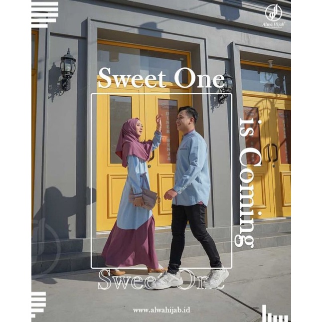 KEENAN KHANEEA SET COUPLE BY ALWA HIJAB ORIGINAL