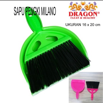 Sapu kecil / sapu mobil / sapu mini bahan ijuk &amp; senar (26cm)