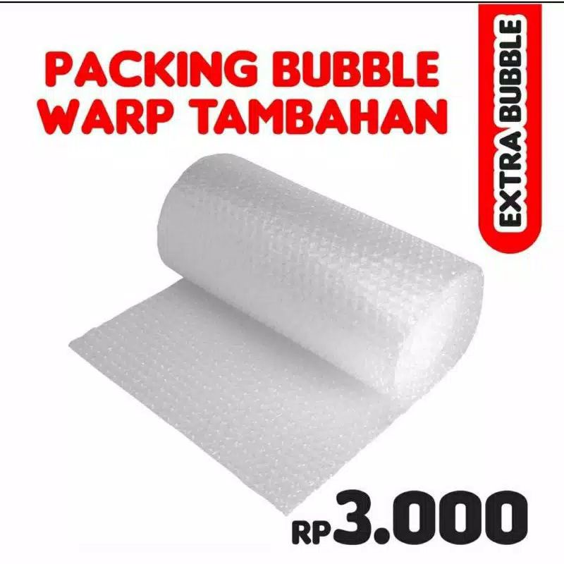 

EXTRA BUBBLE WRAP Pelindung Paket dari Kerusakan saat Pengiriman BUBLE WRAP WARP
