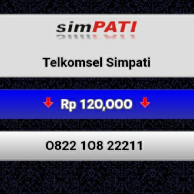 NOMOR CANTIK SIMPATI 0822 108 22211