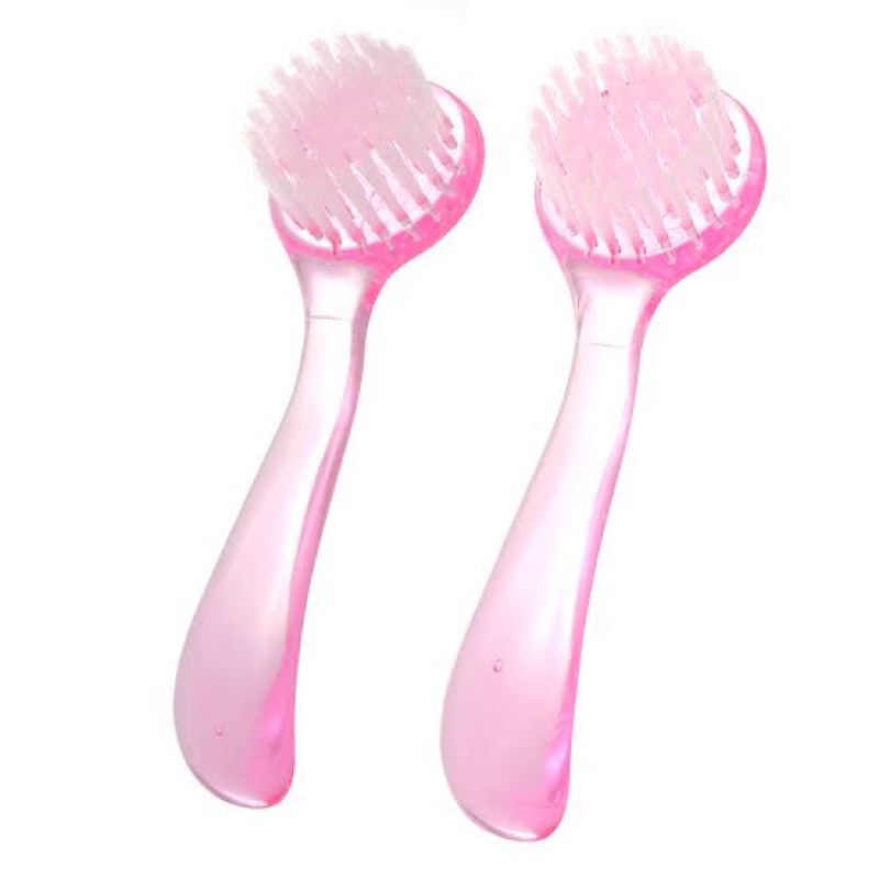 SIKAT BULAT PINK / NAIL DUST BRUSH PEDICURE MANICURE SIKAT KUKU / Gosok Manicure Pedicure kuas debu