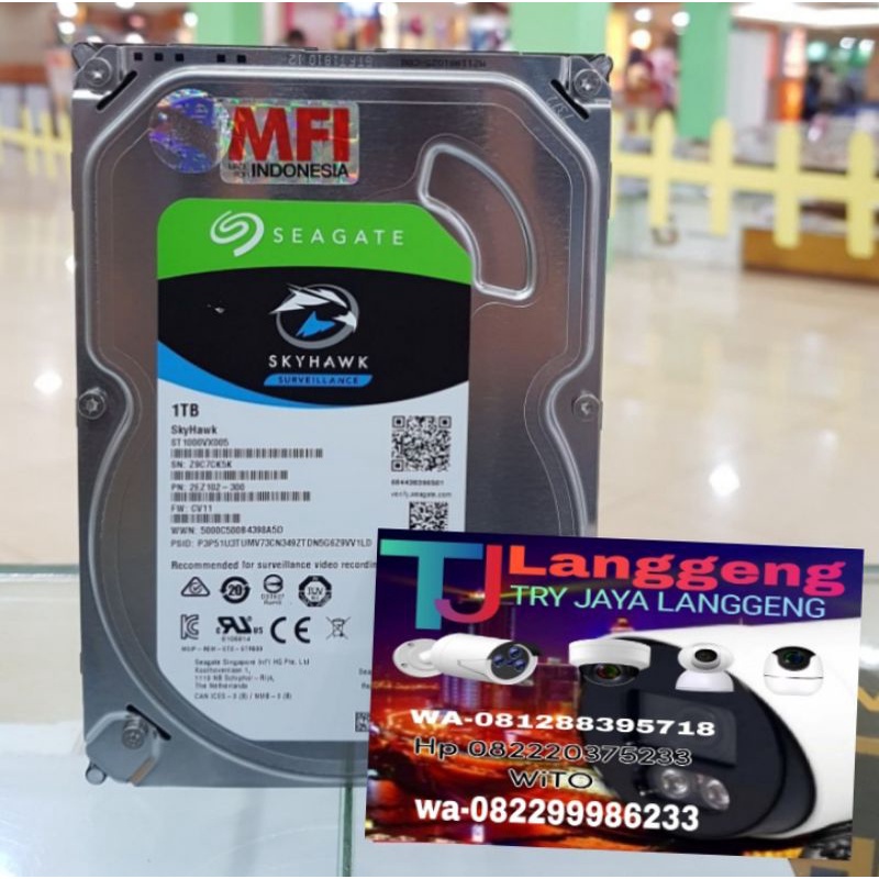 HARDISK 1TERA SEAGATE MFI GARANSI 3TAHUN