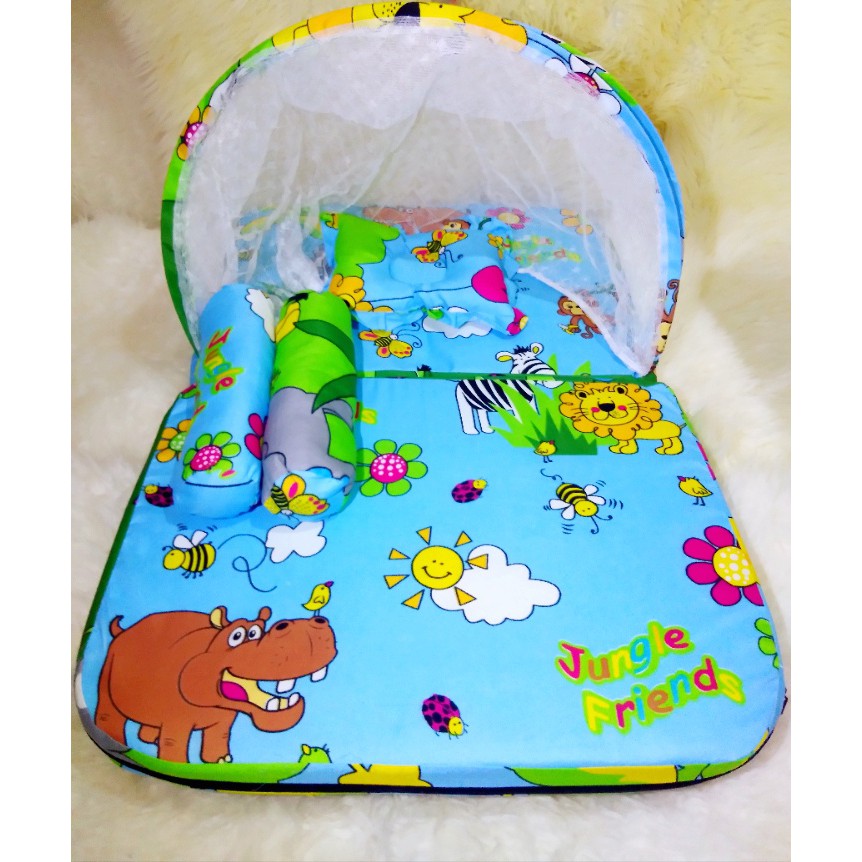 Kasur Bayi Kelambu Hai Terlaris | Perlengkapan Tempat Tidur Bayi Baru Lahir Babyshop Kado Baby Gift