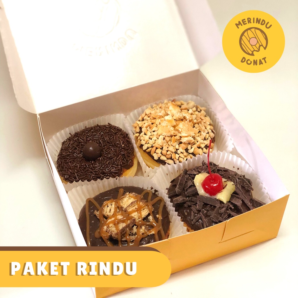 

Donat Premium Mix Paket Rindu - Merindu Donat Surabaya