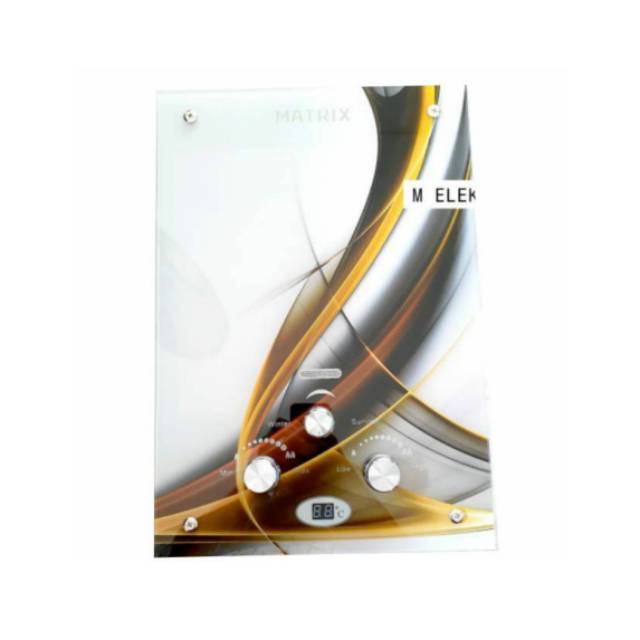 Water Heater Gas Matrix Pemanas Air Mandi Gas Dispenser Hangat Mandi Digital Led