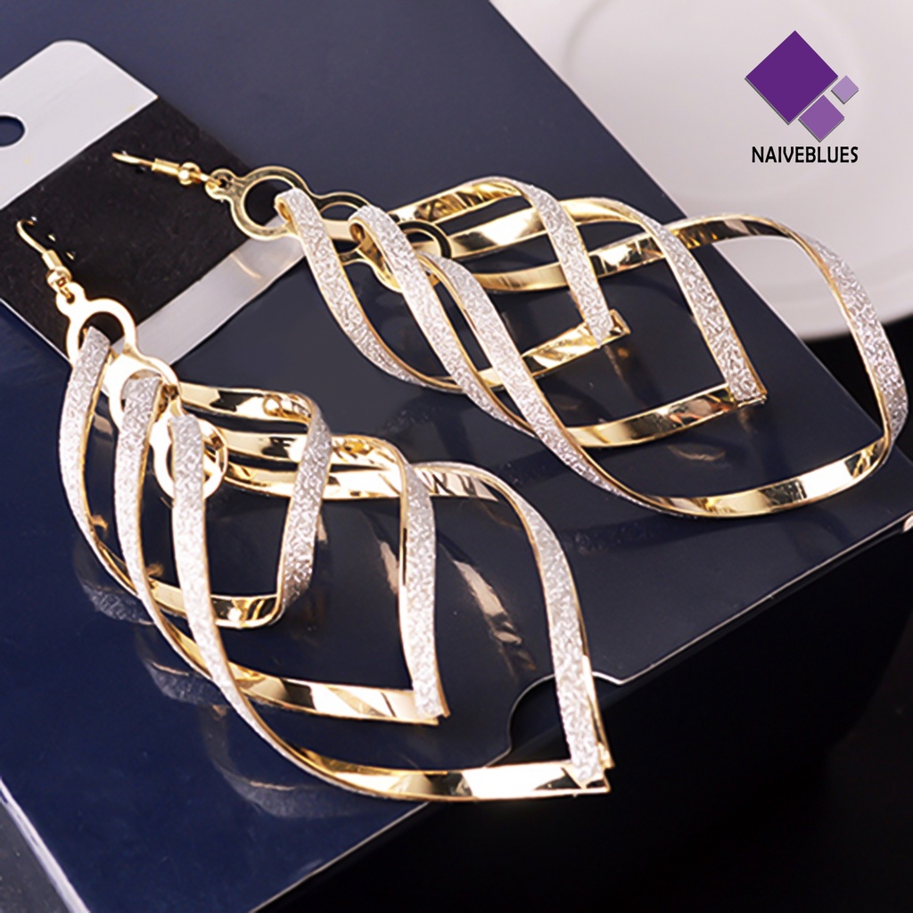 Anting Kait Multi layer Bahan Alloy Untuk Pesta