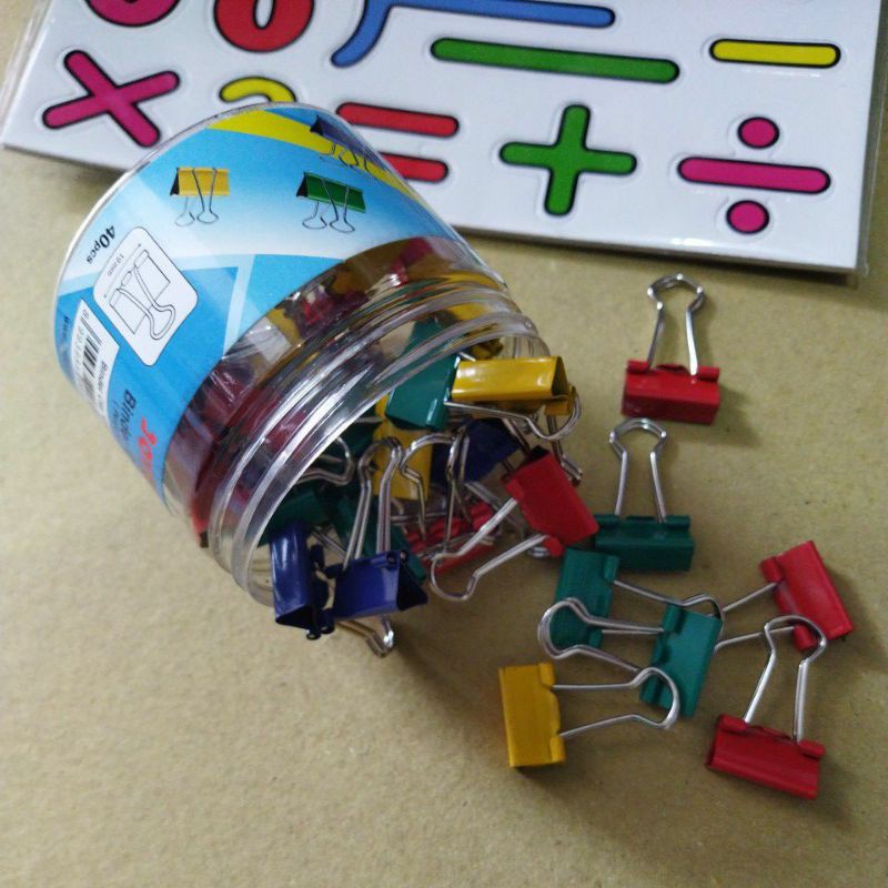 

BINDER CLIPS | BINDER KLIP BERWARNA | BINDER CLIP WARNA WARNI VTEC