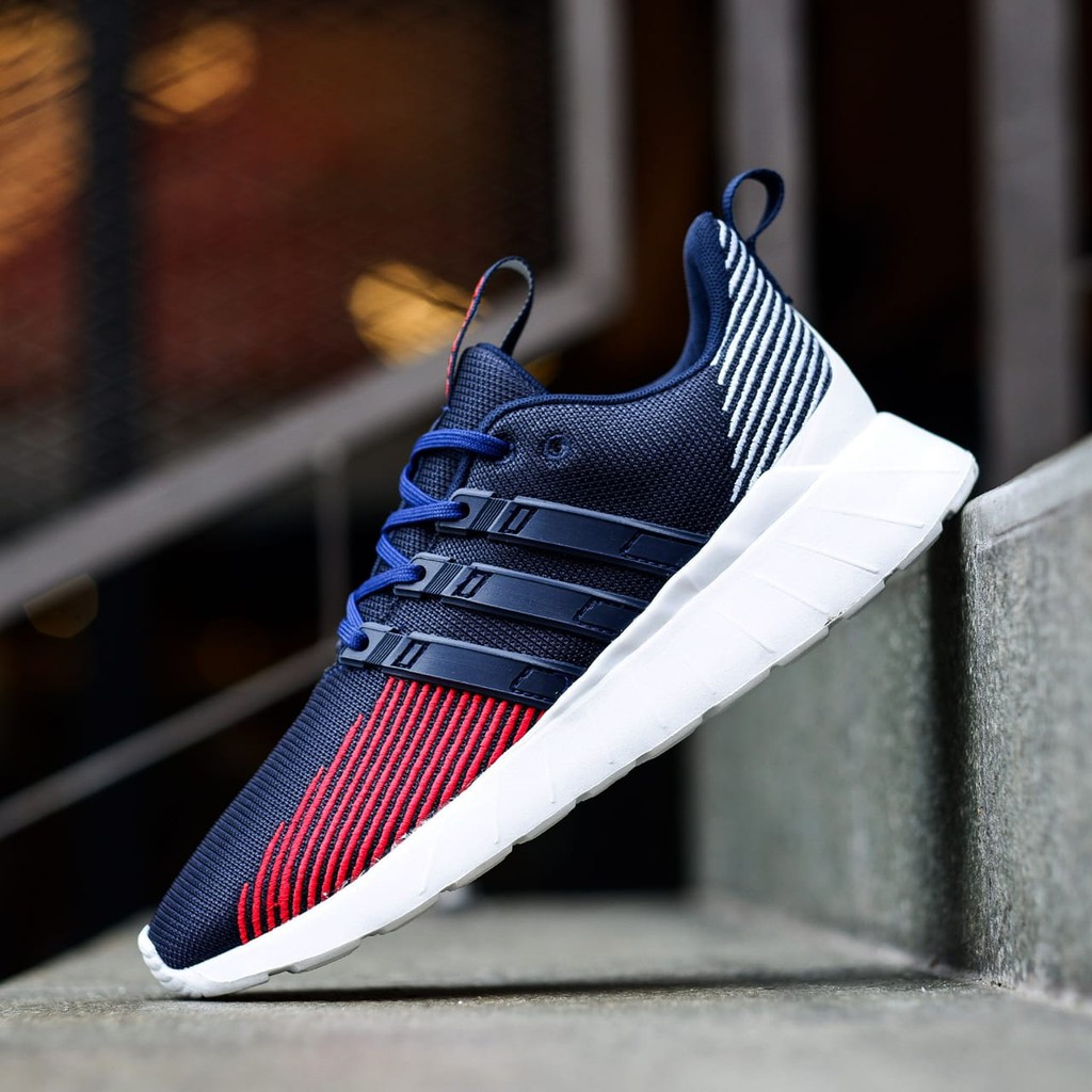 SEPATU ADIDAS QUESTAR FLOW NAVY RED 100% ORIGINAL BNIB MADE IN INDONESIA/SNEAKERS PRIA WANITA