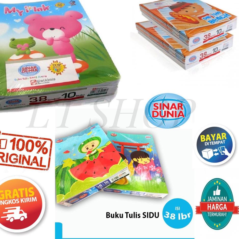 

Sedang Laris 1 PACK ISI 10 BUKU TULIS BERGARIS SIDU 38 LEMBAR MURAH