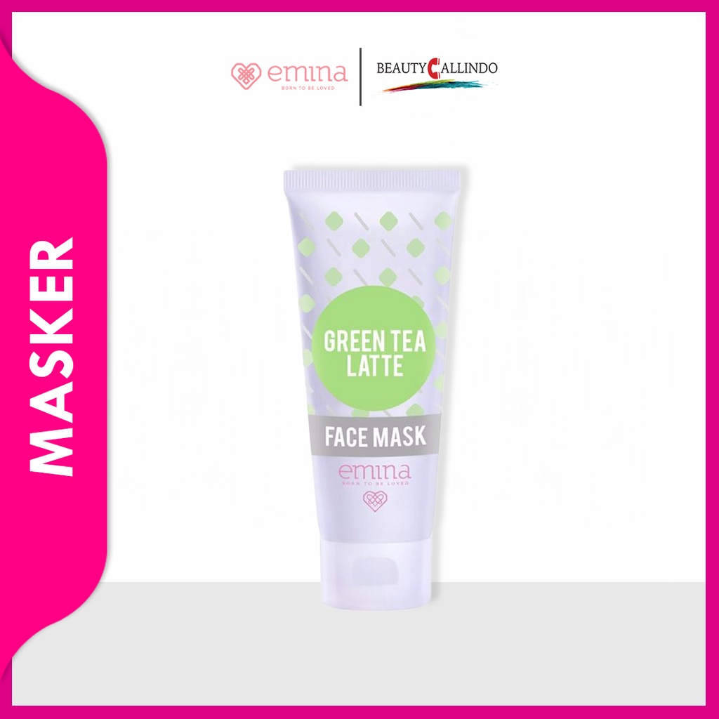 Emina Green Tea Latte Face Mask 60ml | Masker Wajah