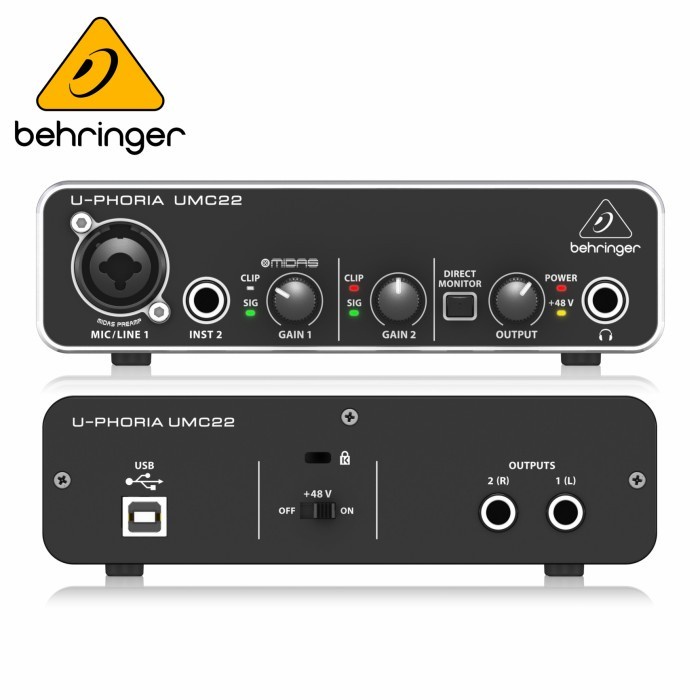 Behringer UMC22 Original Behringer umc 22 USB Soundcard