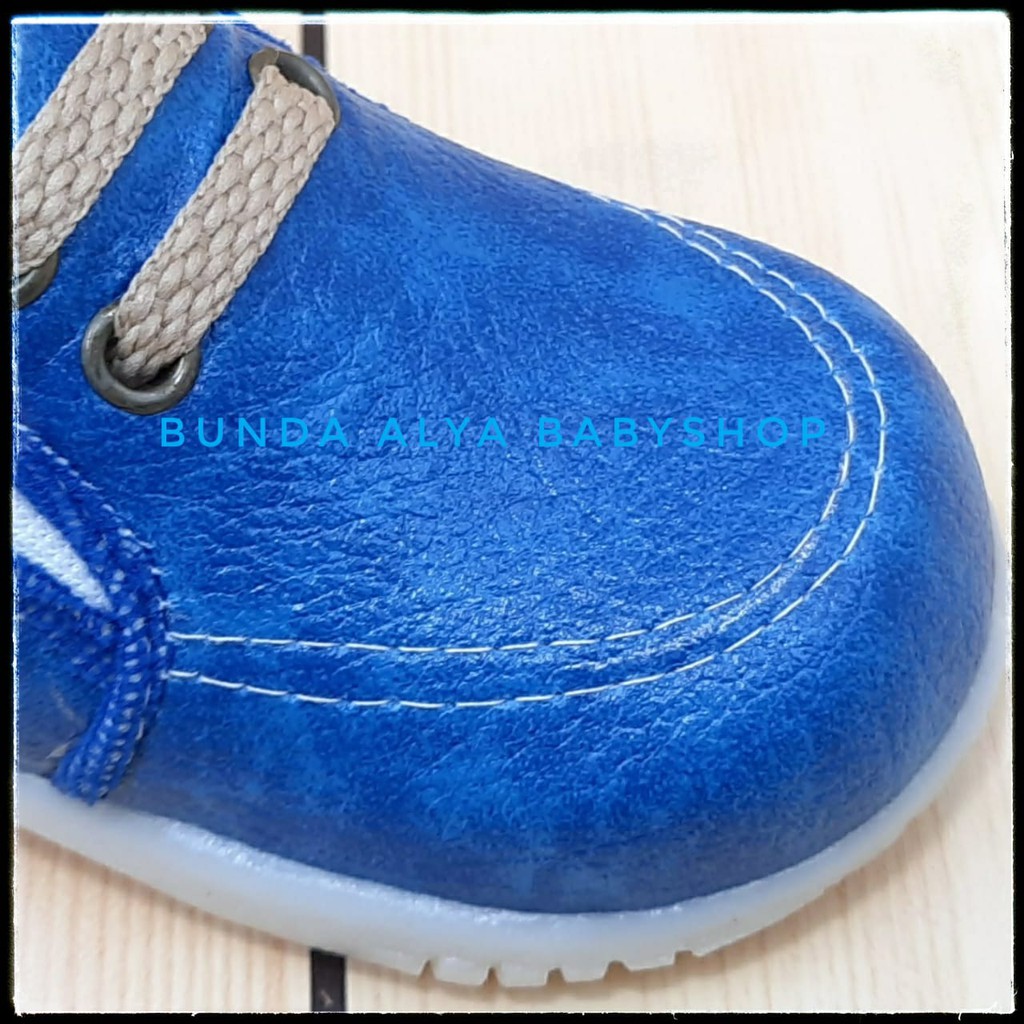 Sepatu Anak Laki Laki Usia 2 3 4 Tahun Size 24 - 29 Casual BIRU - Sepatu Anak Cowok Casual Resmi Anti Licin