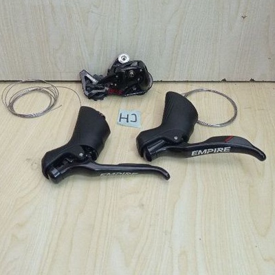 Groupset Mini Sensah Empire Carbon 2x11 speed Brifter RD Gravel Roadbike Balap 2 x 11 speed Road Bik