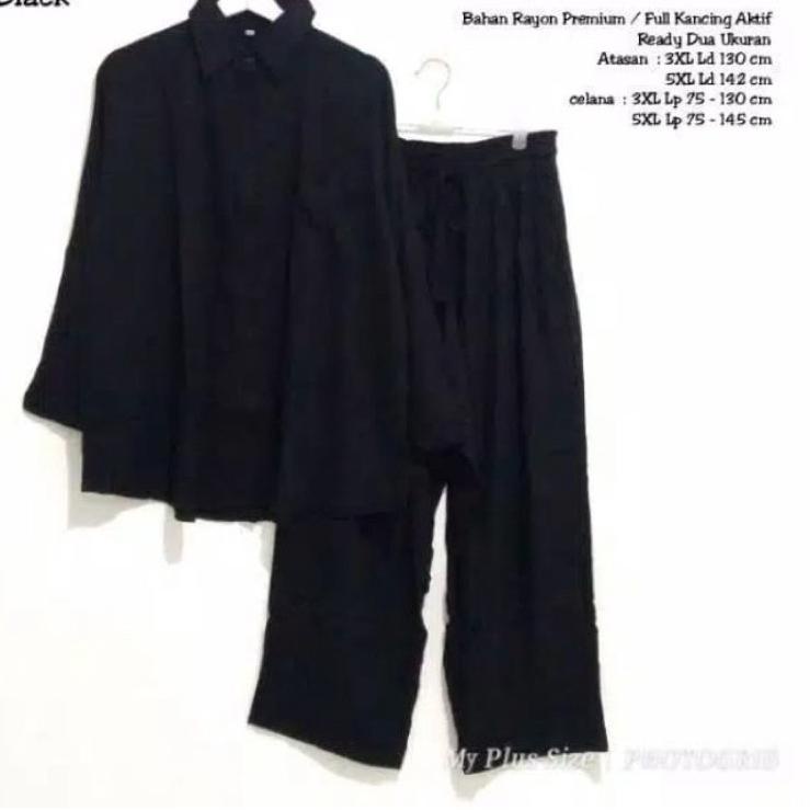 SUPER JUMBO LD 130 SETELAN RAYON POLOS DAN KOMBINASI JUMBO LD 130 cm /SETELAN RAYON TERBARU 2021/ / 
