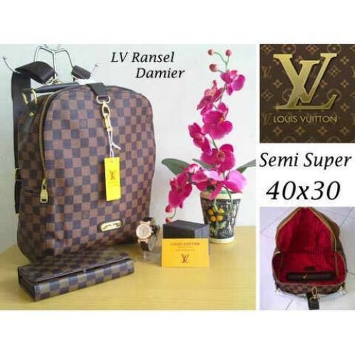 Tas Wanita Import Murah terbaru Tas Ransel LM Wanita Lv Fashion Import Super Termurah Original