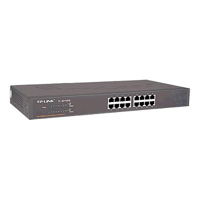 INTRED TL-SG101616-port Gigabit Switch, Unmanaged rack-mountable steel case