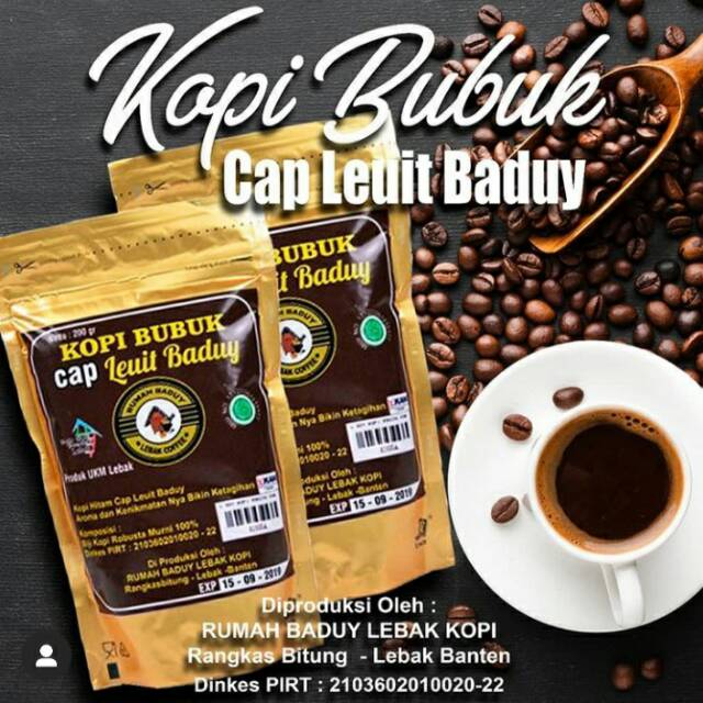 

Kopi Bubuk Cap Leuit Baduy