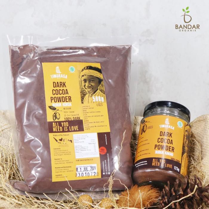 

PROMO - DARK COCOA POWDER / KAKAO HITAM BUBUK 500GR - TIMURASA