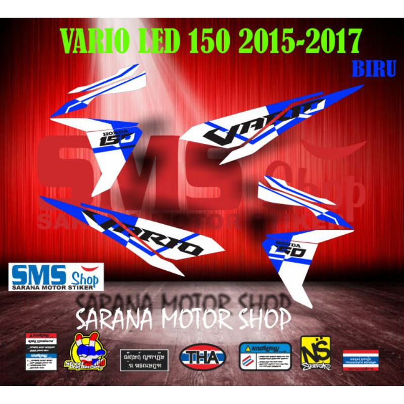 Sarana Motor Stiker Vario LED 150 Tahun 2015-2017